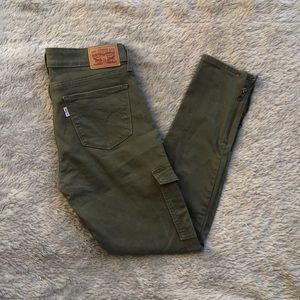 Levi Skinny Jeans 26 Green